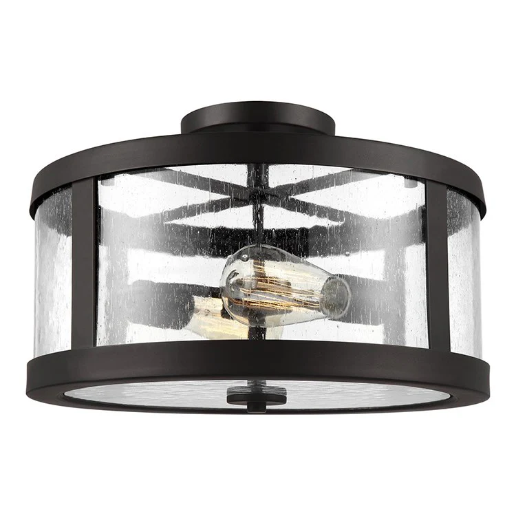 Harrow Two-Light Semi-Flush Mount Ceiling Fixture - Frankwebs