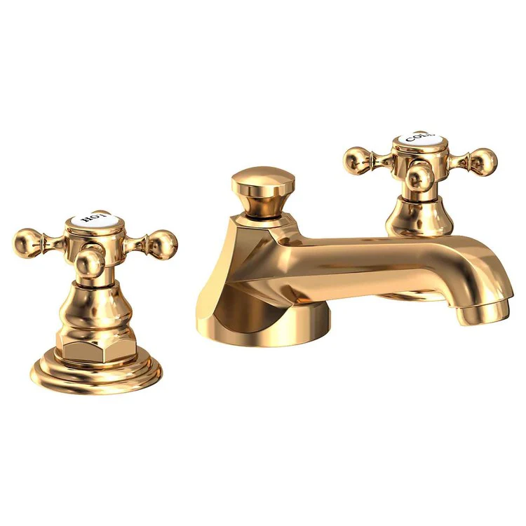 Lavatory Faucet Astor Widespread 8 to 20 Inch Spread 2 Cross ADA Antique Copper 1.2 Gallons per Minute Brass Spout Height 1-7/16 Inch - Frankwebs