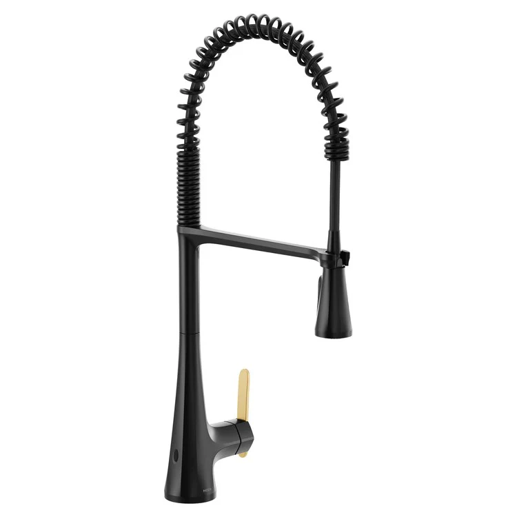 Kitchen Faucet Sinema Touchless Pre-Rinse Spring 1 Lever ADA CALGreen Spot Resist Stainless High Arc 1 Hole PowerClean/MotionSense Wave 1.5 Gallons per Minute - Frankwebs
