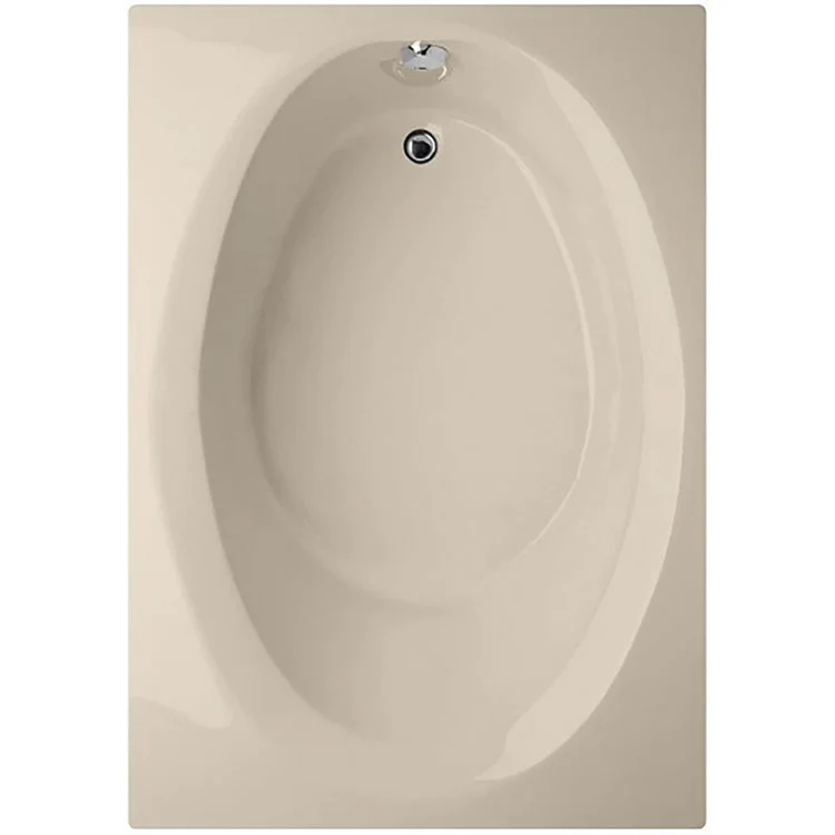 Soaking Tub Designer Collection Ovation 84 x 42 Inch Drop-In Tub Only Center Almond Gelcoat - Frankwebs