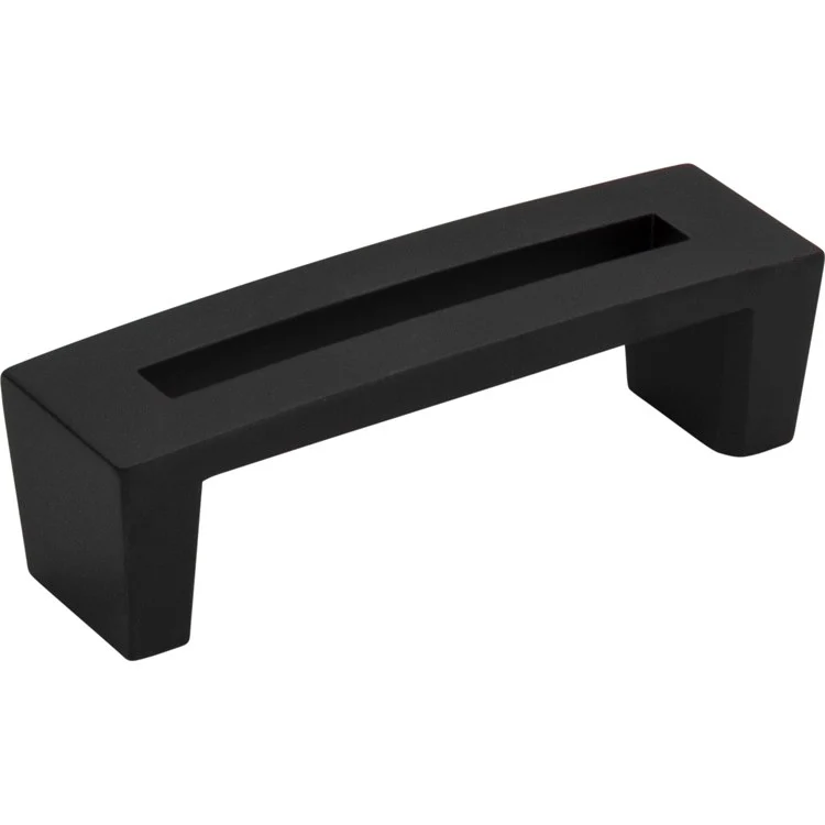 Drawer Pull Atlas Centinel Matte Black Zinc Alloy 3 Inch 3-7/16 x 1 Inch - Frankwebs