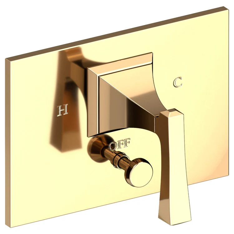 Joffrey Pressure Balance Tub/Shower Valve Trim Only with Lever Handle - Flat Black - Frankwebs