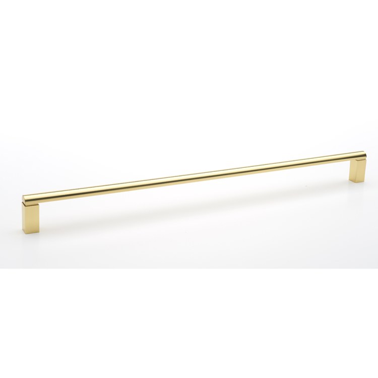 Pull Vogue Oversized Polished Nickel Brass 18 Inch 18-5/8 Inch 1-3/4 Inch - Frankwebs