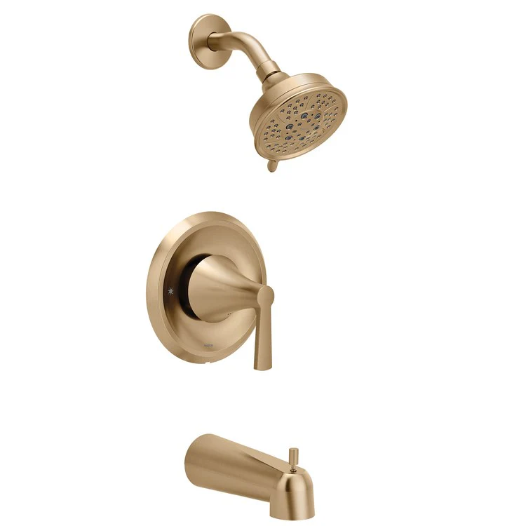 Tub and Shower Trim Jase Posi-Temp 1 Lever Bronzed Gold ADA 1.75 Gallons per Minute 4 Function - Frankwebs