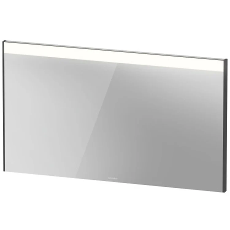 Mirror Brioso 27-1/2 x 48 Inch Taupe Matte with Lighting Rectangle 1-3/4 Inch - Frankwebs