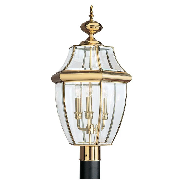 Lancaster Three-Light Outdoor Post Lantern - Frankwebs