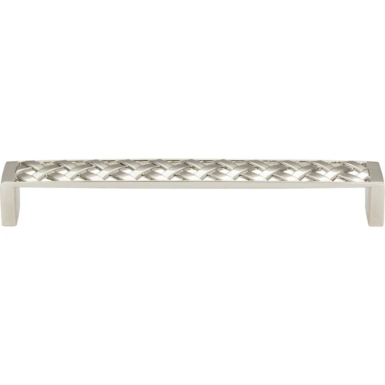 Drawer Pull Atlas Lattice Brushed Nickel Zinc Alloy 6-5/16 Inch - Frankwebs