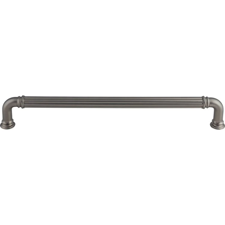 Pull Chareau Reeded Appliance Ash Gray Zinc Alloy 18 Inch - Frankwebs