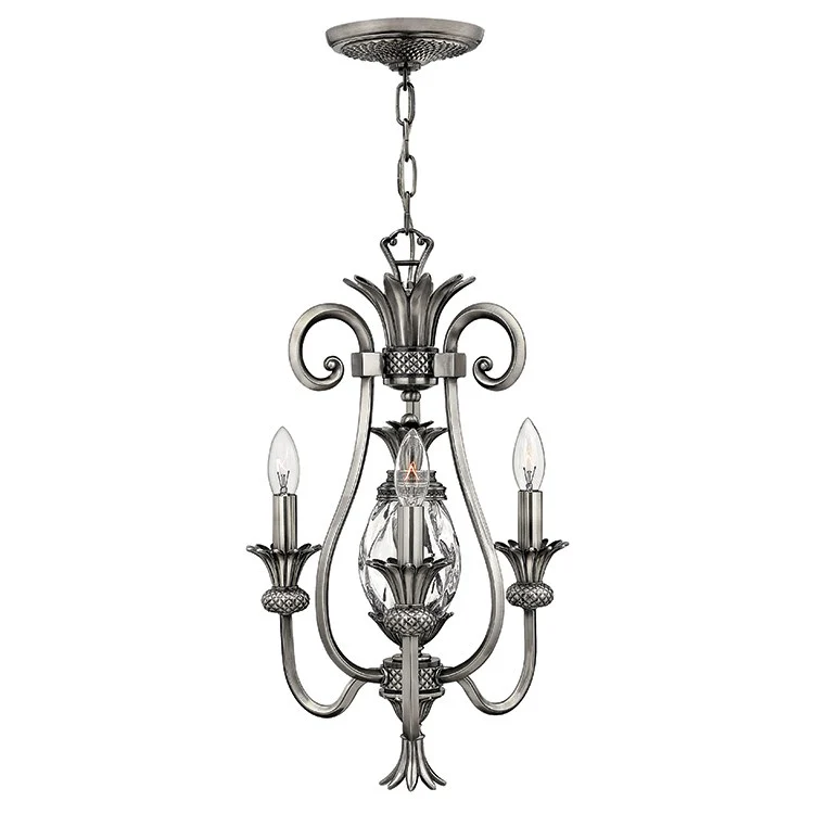 Plantation Three-Light Single-Tier Chandelier - Frankwebs