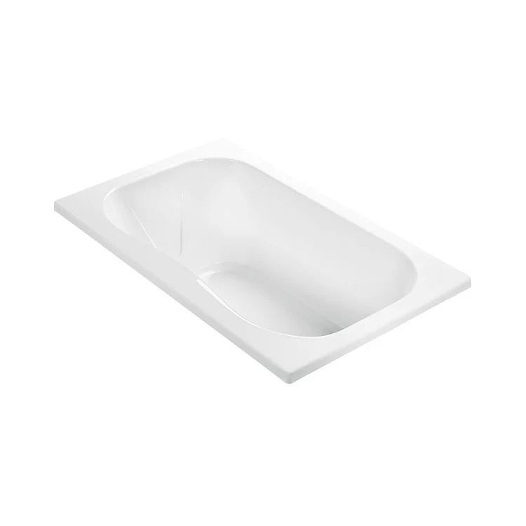 Air Tub Georgian 4 60 x 36 Inch Drop-In Air Massage Center Biscuit Rectangular Acrylic CXL 56 Gallons 19-7/8 Inch - Frankwebs