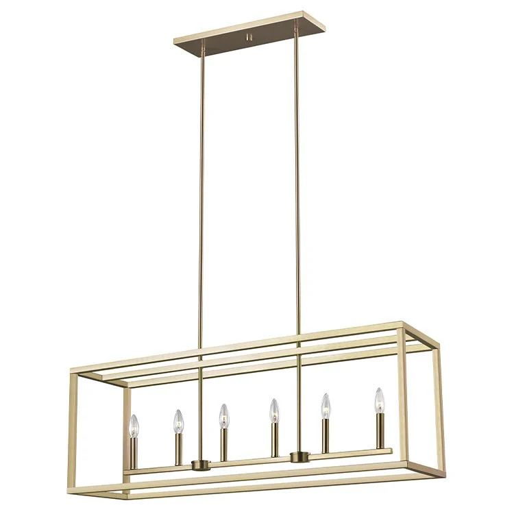 Moffet Street Six-Light LED Linear Pendant - Frankwebs
