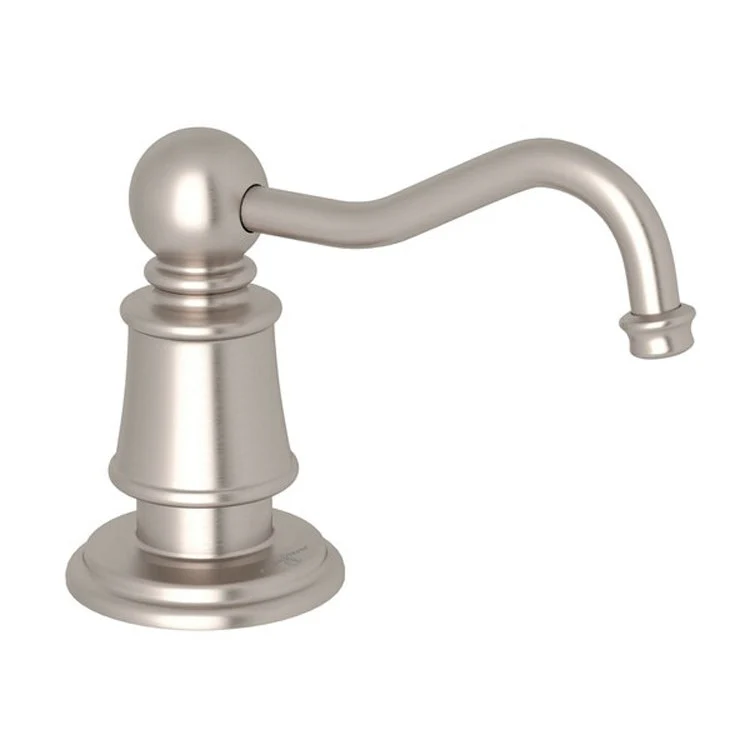 Soap Dispenser Georgian Era Satin Nickel Deck Mount Brass 16 Fluid Ounce - Frankwebs