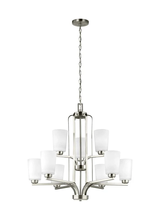 Franport Nine-Light Two-Tier Chandelier - Frankwebs