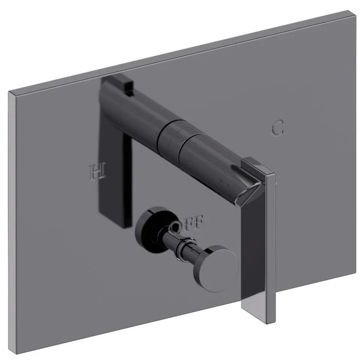 Metro Pressure Balance Tub/Shower Valve Trim Only with Lever Handle - Satin Brass PVD - Frankwebs