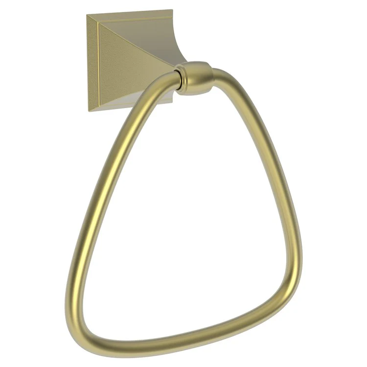 Towel Ring Joffrey 6-1/4 Inch Triangular Closed Satin Bronze PVD Brass 3-1/4 Inch - Frankwebs