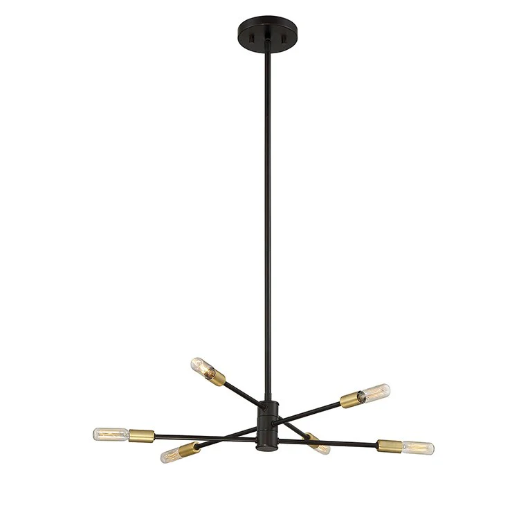 Lyrique Six-Light Chandelier - Frankwebs