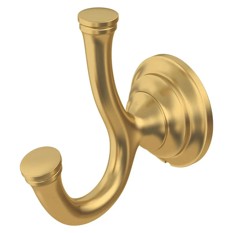 Robe Hook Delancey Double Brushed Cool Sunrise 4 Inch Concealed Mount Metal - Frankwebs