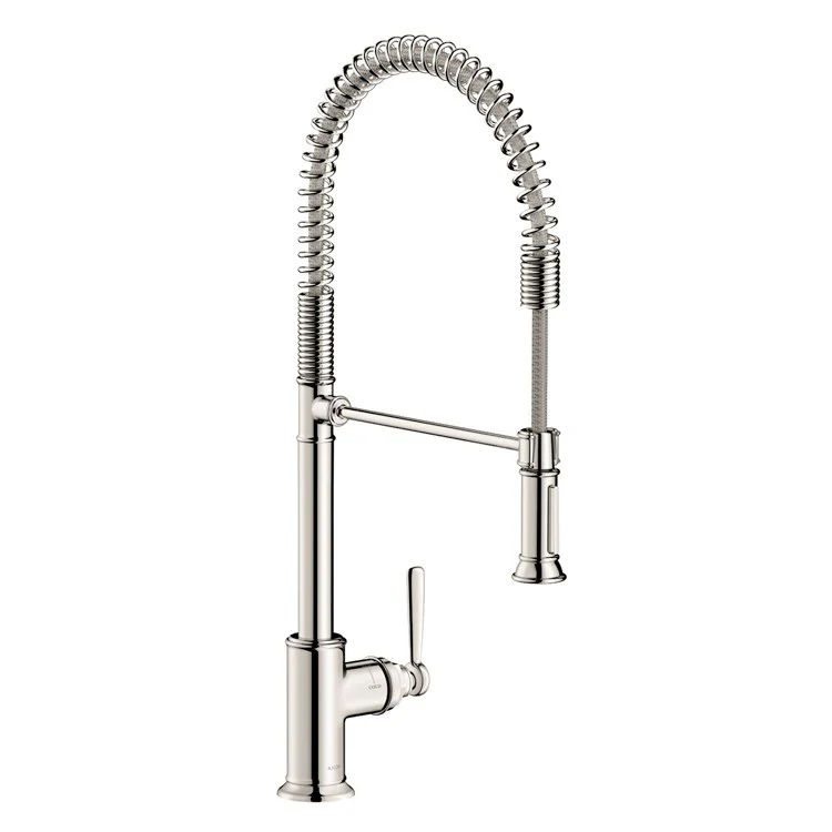 Kitchen Faucet Montreux Semi-Pro 1 Lever ADA Brushed Black Chrome 1.75 Gallons per Minute - Frankwebs