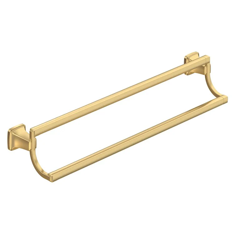 Towel Bar Townsend 24 Inch Double Brushed Cool Sunrise Metal - Frankwebs