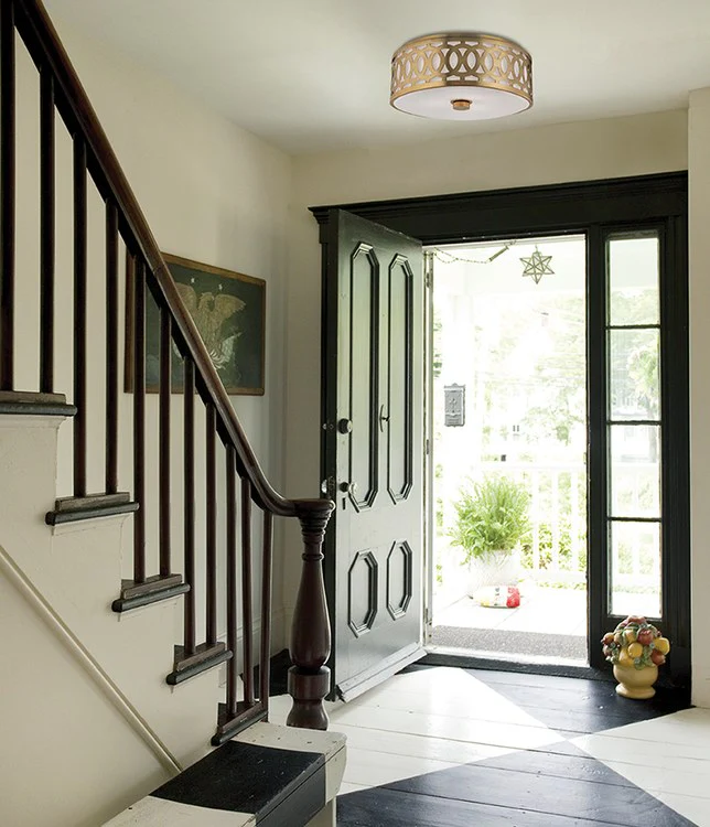 Genesee Two-Light Medium Flush Mount Ceiling Fixture - Frankwebs