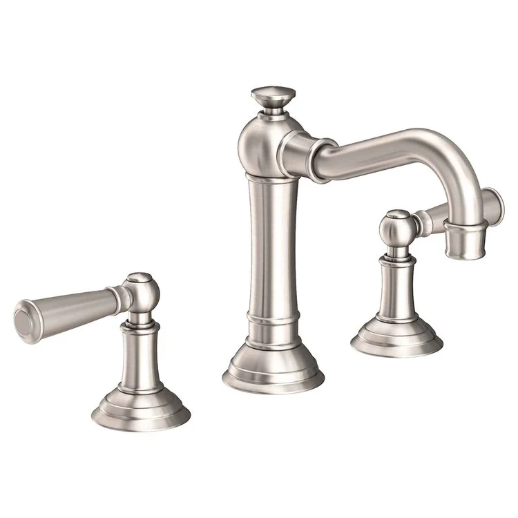 Lavatory Faucet Jacobean Widespread 8 to 20 Inch Spread 2 Lever ADA Flat Black 1.2 Gallons per Minute Brass Spout Height 4-3/16 Inch - Frankwebs