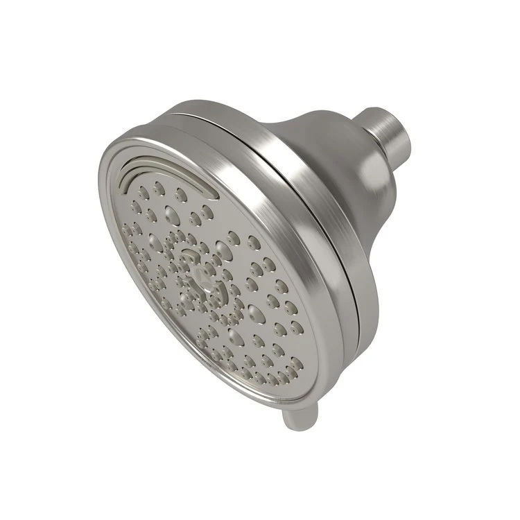 Showerhead HydroMersion Technology 7 Functions Polished Chrome 4 Inch 1.5 Gallons per Minute Round - Frankwebs
