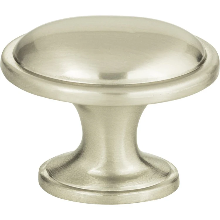 Knob Atlas Austen Oval Brushed Nickel Zinc Alloy 1-5/16 Inch - Frankwebs