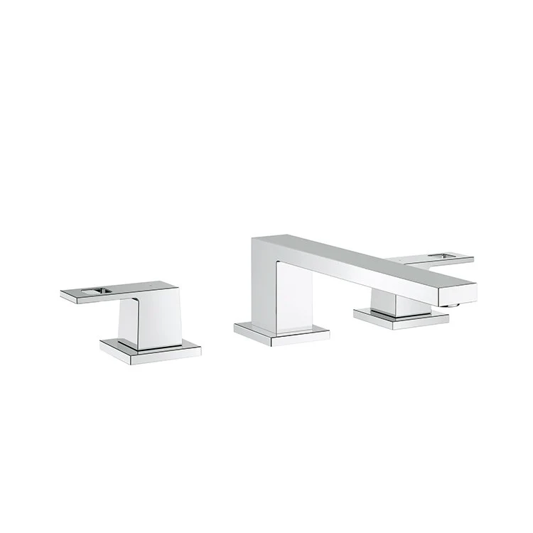 Eurocube Two Handle 3-Hole Roman Tub Filler - Frankwebs