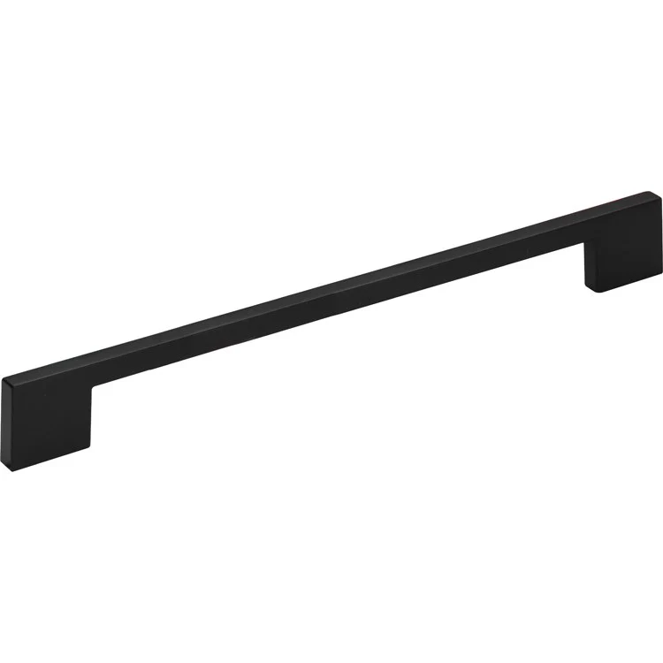 Drawer Pull Atlas Thin Square Matte Black Zinc Alloy 11-5/16 Inch 12-5/16 x 3/8 Inch - Frankwebs