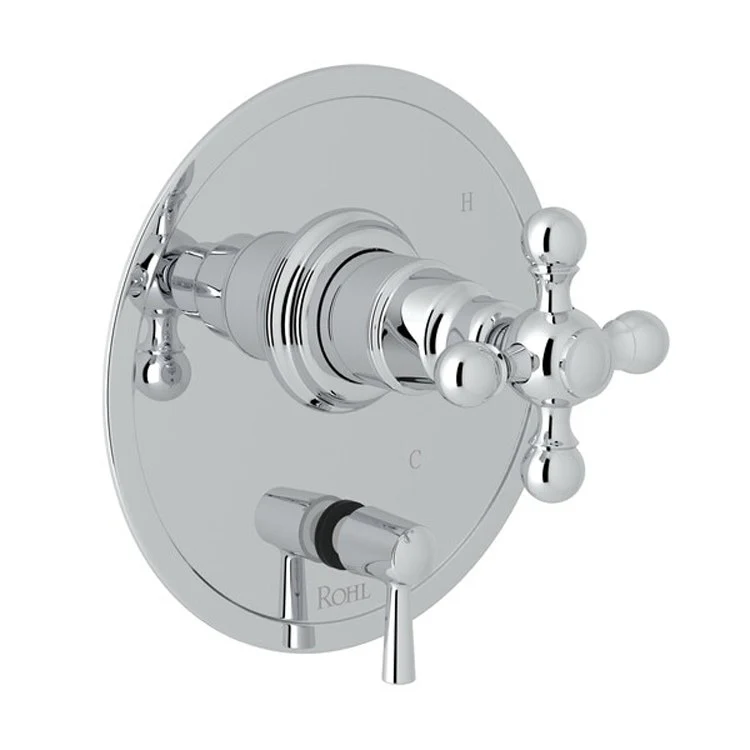 Pressure Balance Valve Trim Arcana with Diverter 1 Cross Handle Satin Nickel 5.5 Gallons per Minute - Frankwebs