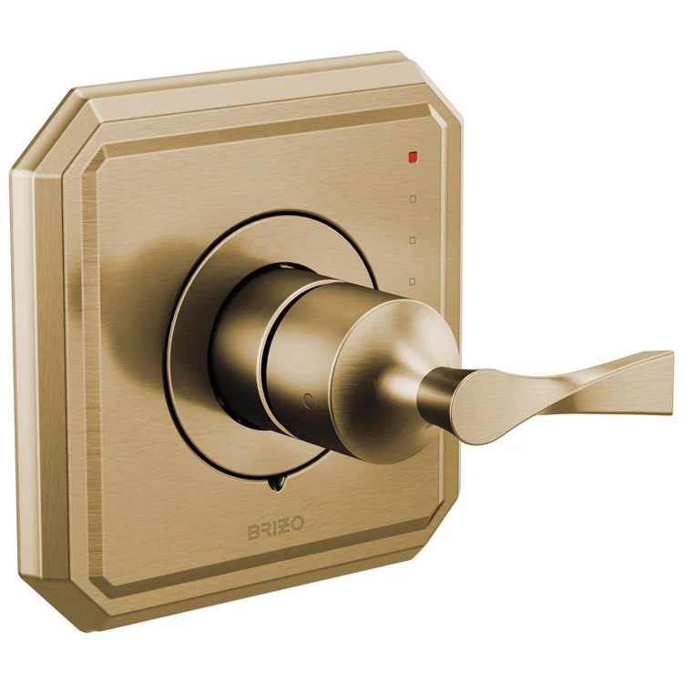 Pressure Balance Valve Trim Virage 1 Lever Brilliance Luxe Gold ADA - Frankwebs