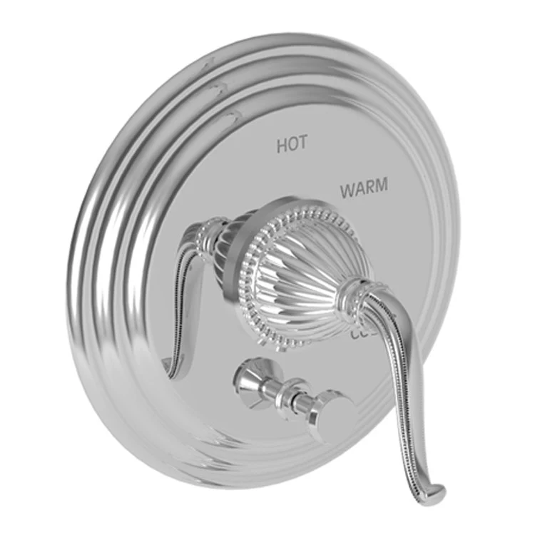 Alexandria Pressure Balance Tub/Shower Valve Trim Only with Lever Handle - Polished Gold PVD - Frankwebs