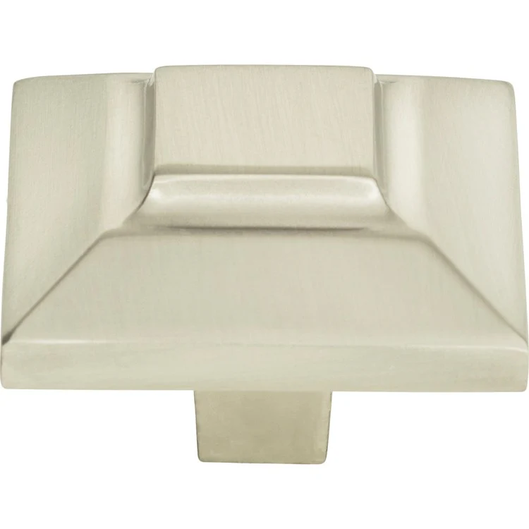 Knob Atlas Trocadero Large Square Pewter Zinc Alloy 1-1/2 Inch - Frankwebs