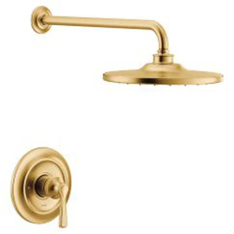Shower Trim Colinet M-Core 3 Eco-Performance 1 Lever Brushed Gold ADA 1.75 Gallons per Minute 1 Function Rainshower - Frankwebs