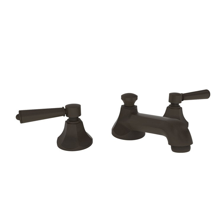 Lavatory Faucet Metropole Widespread 8 to 20 Inch Spread 2 Lever ADA Flat Black 1.2 Gallons per Minute Brass Spout Height 1-7/16 Inch - Frankwebs