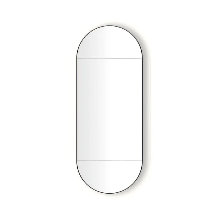 Medicine Cabinet Main Line 20 x 50 Inch 1 Doors Mirrored Polished Stainless Steel Pill Shaped Murray Hill Pill Slow Close Hinges Sliding Magnification Mirror Magnetic Strip Interior Lighting USB Charging ports Electrical Outlets Phone Holder 4 Inch - Frankwebs