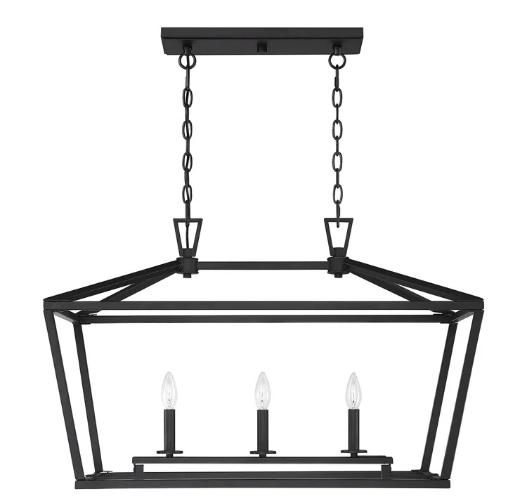 Townsend Three-Light Linear Chandelier - Frankwebs