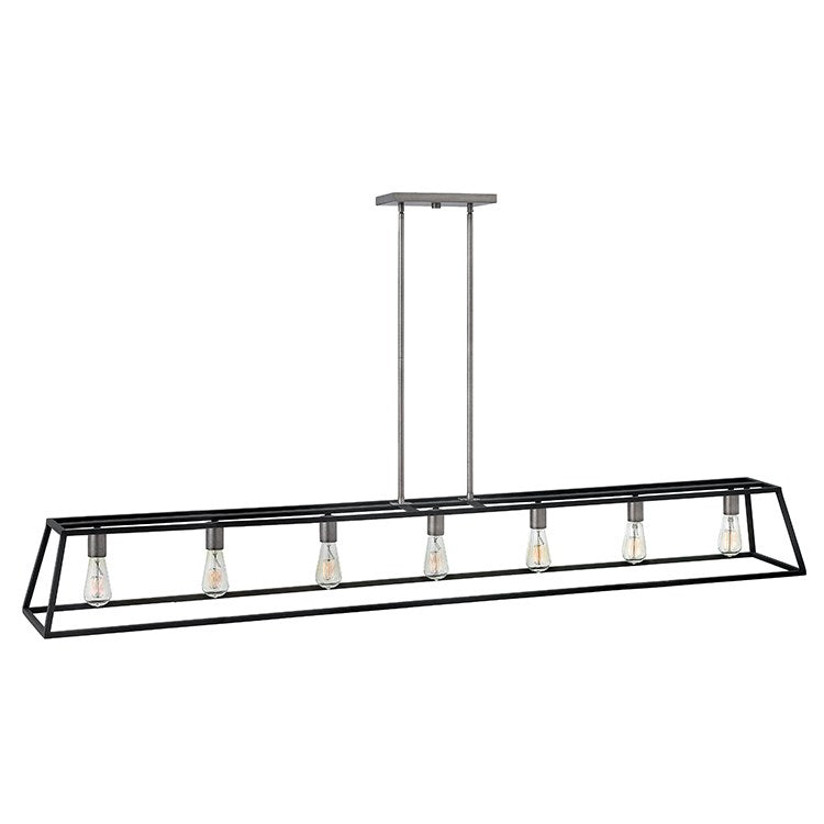 Fulton Seven-Light Stem-Hung Linear Chandelier - Frankwebs