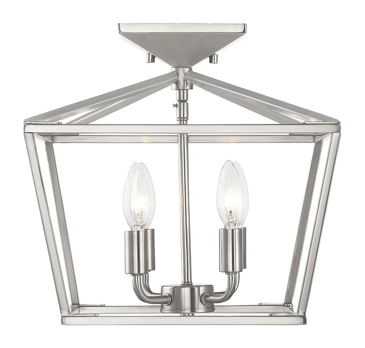 Townsend Four-Light Semi-Flush Mount Ceiling Fixture - Frankwebs