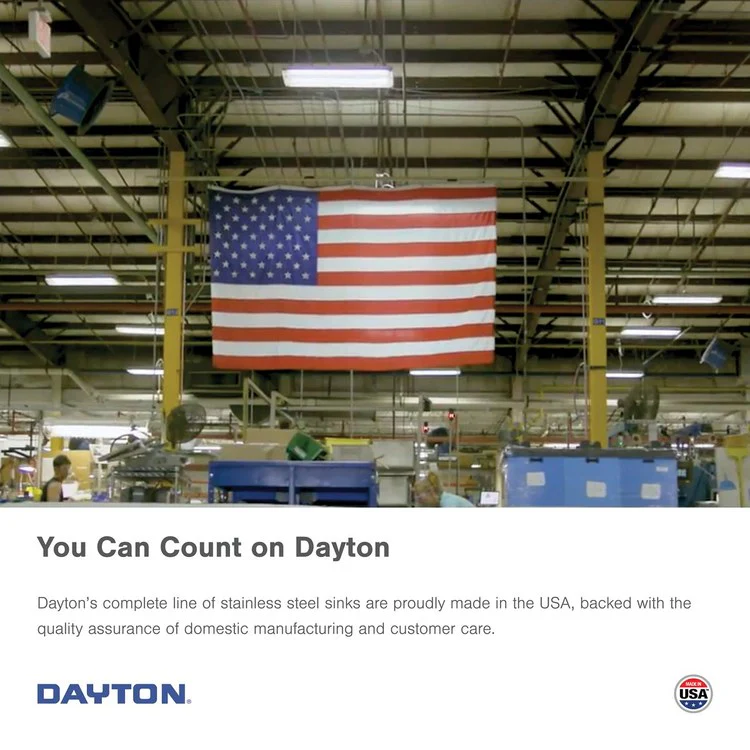 Kitchen Sink Dayton 33 x 21.25 Inch Double Bowl Equal MR2 Hole Elite Satin Drop-In - Frankwebs