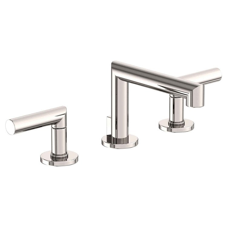 Lavatory Faucet Kirsi Widespread 8 to 20 Inch Spread 2 Lever ADA Oil Rubbed Bronze 1.2 Gallons per Minute Brass Spout Height 3-1/8 Inch - Frankwebs