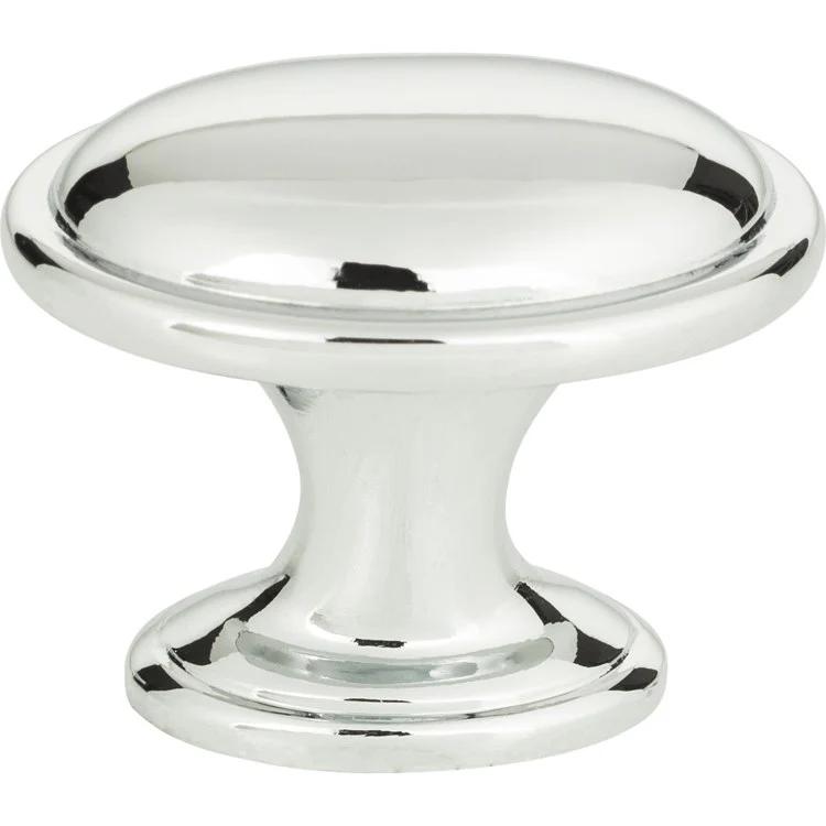 Knob Atlas Austen Oval Brushed Nickel Zinc Alloy 1-5/16 Inch - Frankwebs