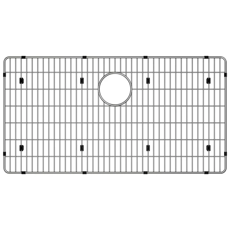 Sink Grid Crosstown Bottom Grid 29 x 15.5 Inch Polished Stainless Steel - Frankwebs