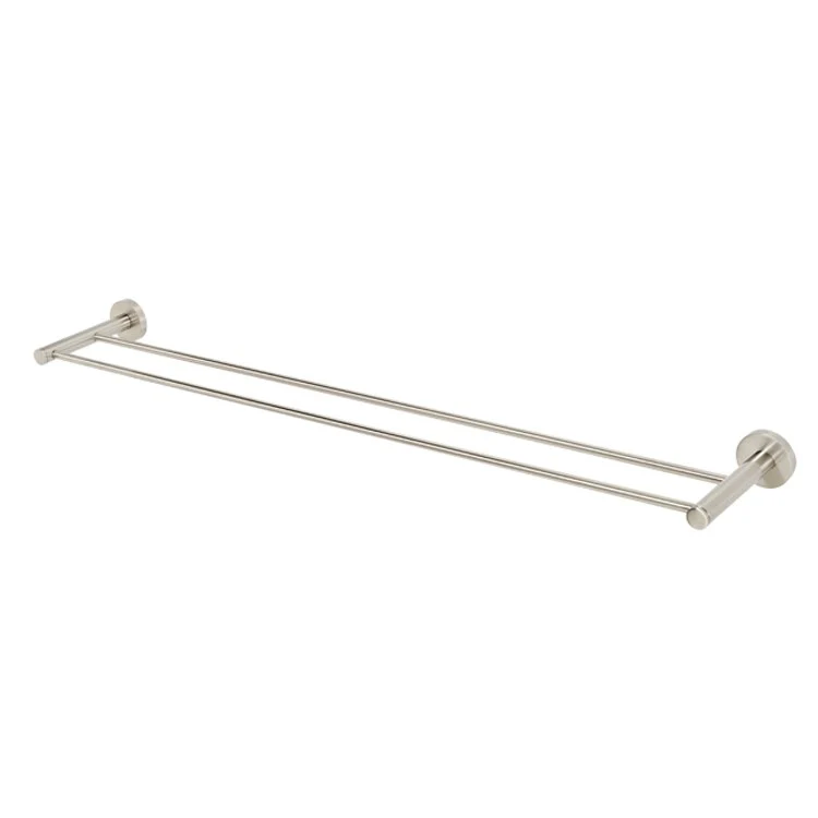 Towel Bar Contemporary I Bath 30 Inch Double Satin Brass 5-5/16 Inch - Frankwebs