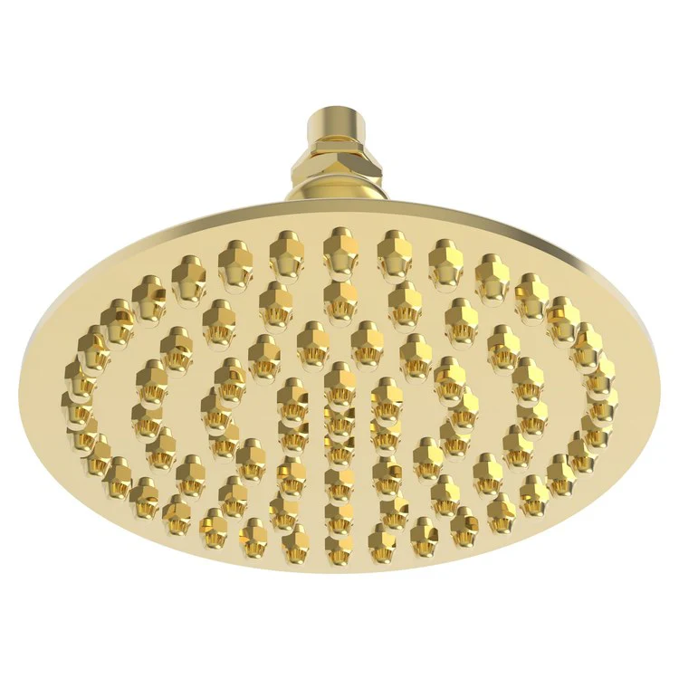 Showerhead Newport Bath 1 Function Ceiling Mount Matte White 9-1/8 Inch 1.8 Gallons per Minute 74 Spray Jets - Frankwebs