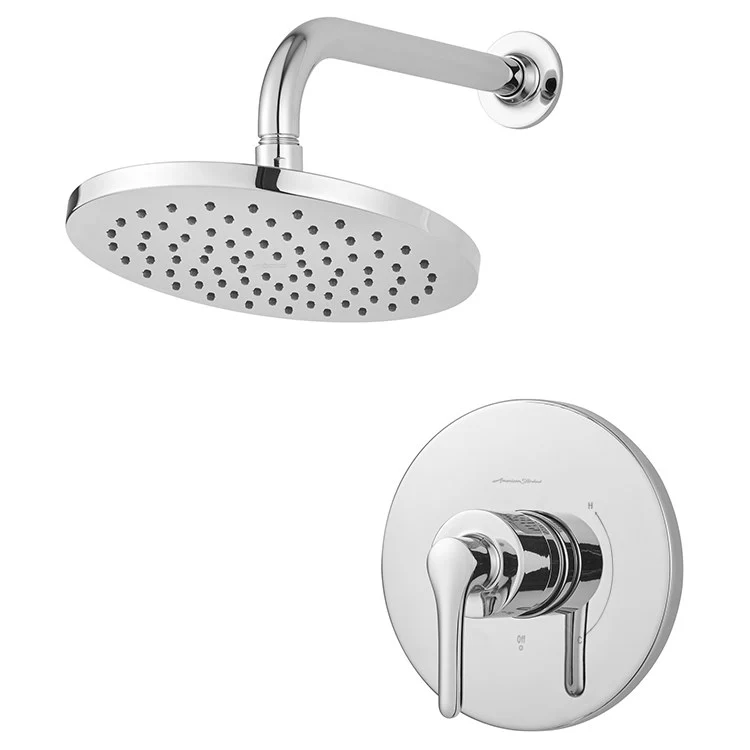 Studio S Pressure Balance Shower Valve Trim with Cartridge and Water-Saving Shower Head - Frankwebs
