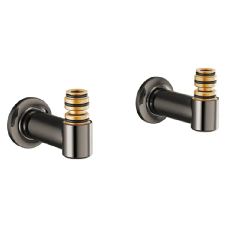 Tub Filler Union Kintsu Wall Mount Brilliance Polished Nickel Brass for T70310-XXLHP Body Assembly and T7030X-XX Trim Kit 4-3/4 Inch - Frankwebs