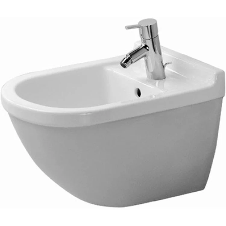 Bidet Starck 3 Overflow 1 Hole White Vitreous China - Frankwebs
