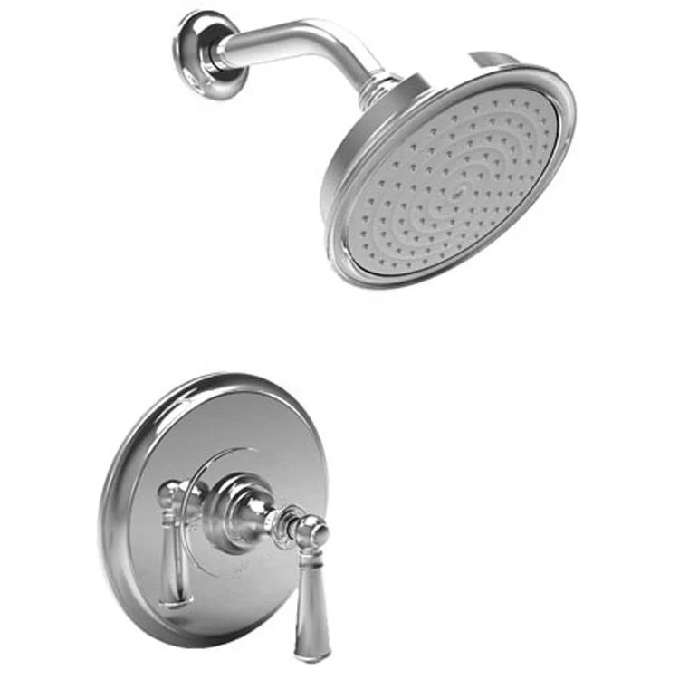 Sutton Pressure Balance Shower Trim with Lever Handle - Satin Brass PVD - Frankwebs