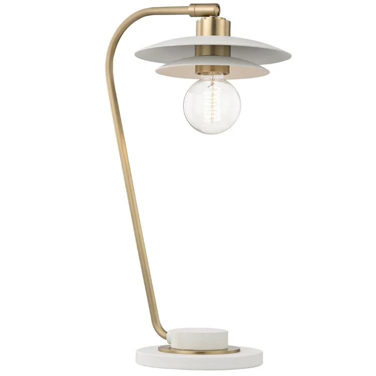 Milla Single-Light Table Lamp with Concrete Base - Frankwebs